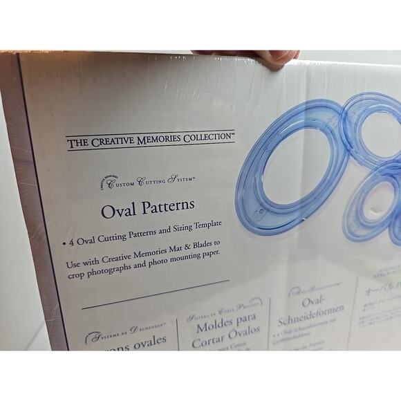 NEW ~ Creative Memories Custom Cutting System Ovals, Mat Lot - Picture 2 of 2